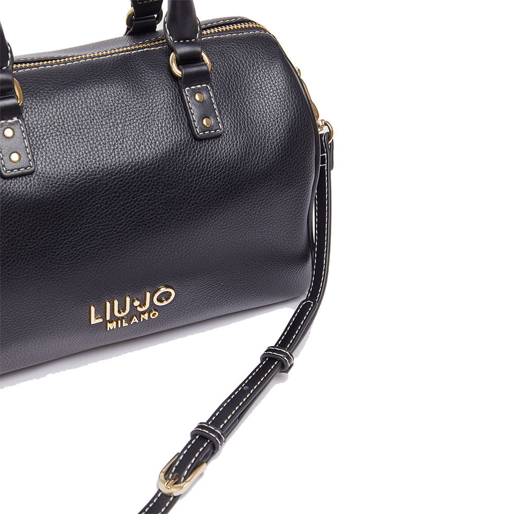 Bauletto Donna a Mano LIU JO Better effetto Bottalato Nero