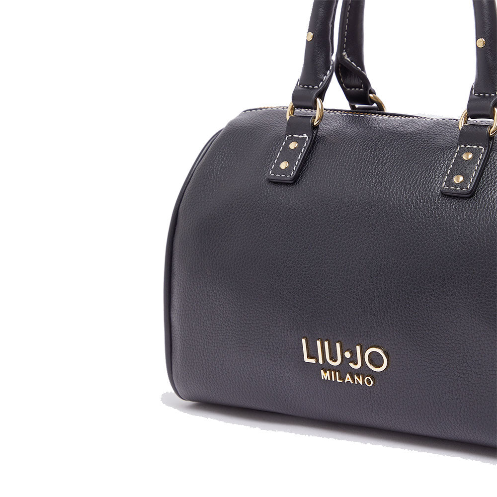 Bauletto Donna a Mano LIU JO Better effetto Bottalato Nero