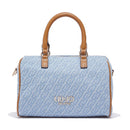 Bauletto Donna a Mano LIU JO in Tessuto Jacquard con Logo Monogram Dusty Blue