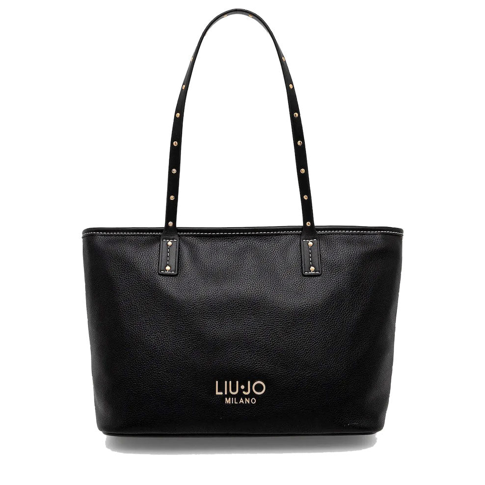 Shopping Bag Donna LIU JO Better effetto Bottalato Nero