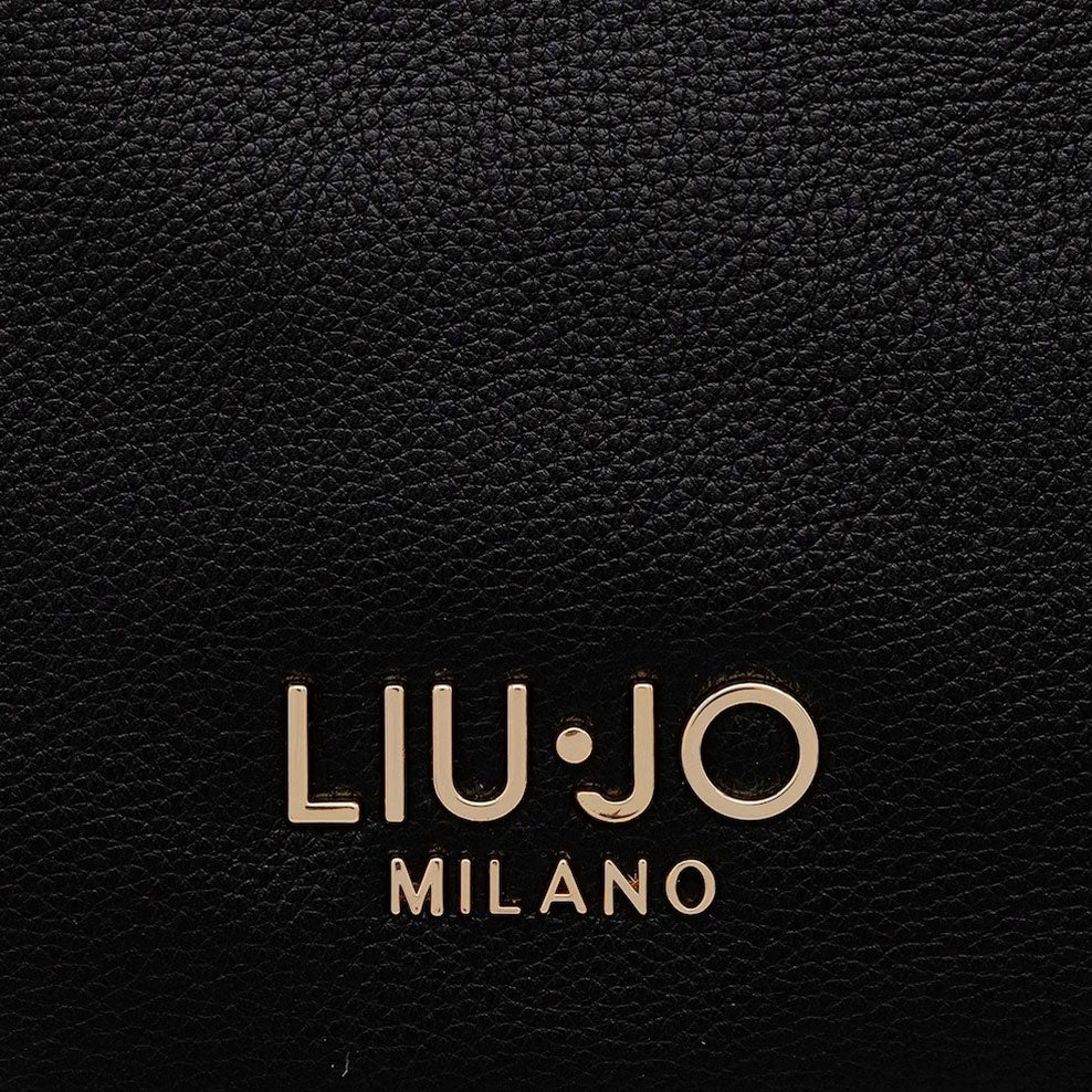 Shopping Bag Donna LIU JO Better effetto Bottalato Nero