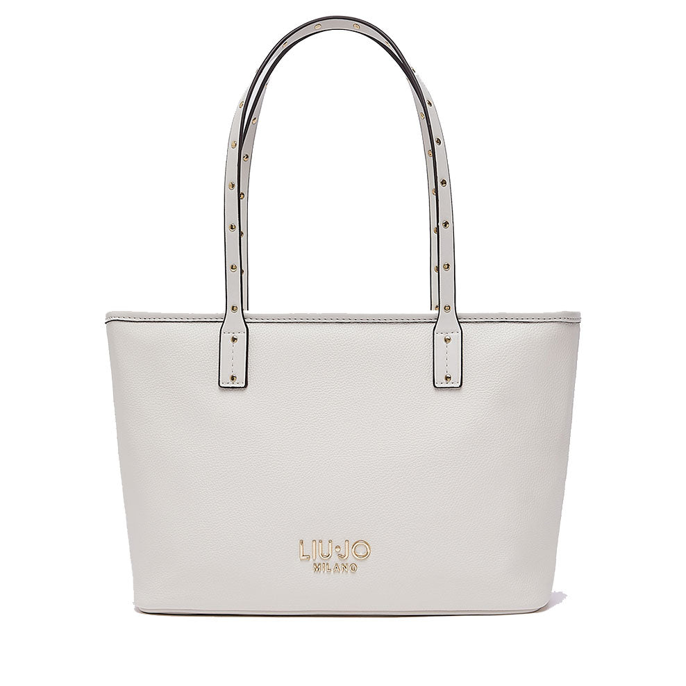 Shopping Bag Donna LIU JO Better effetto Bottalato color Crema