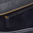 Tote Bag Large Donna LIU JO effetto Bottalato Nero con Logo Ricamato