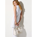 Borsa Donna a Mano Media LIU JO Better effetto Bottalato color Crema con Charm