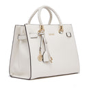 Borsa Donna a Mano Media LIU JO Better effetto Bottalato color Crema con Charm