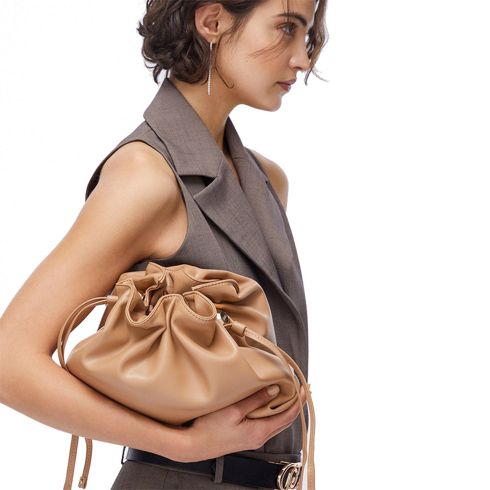 Borsa Donna a Spalla Media LIU JO Better linea Riccy color Cammello