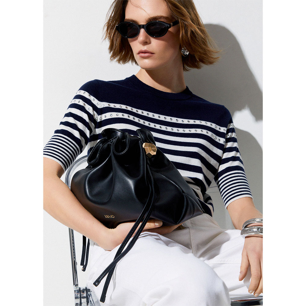 Borsa Donna a Spalla Media LIU JO Better linea Riccy Nero
