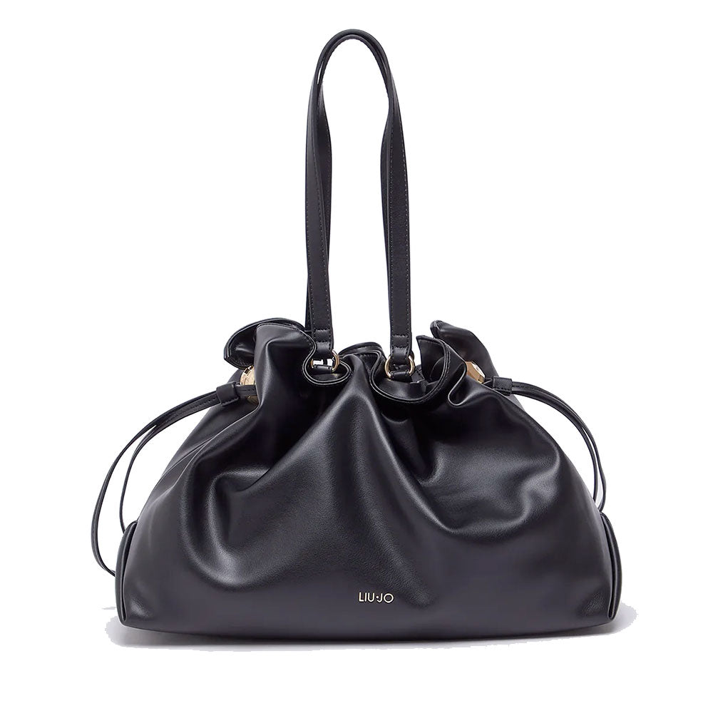Borsa Donna a Spalla Large LIU JO Better linea Riccy Nero