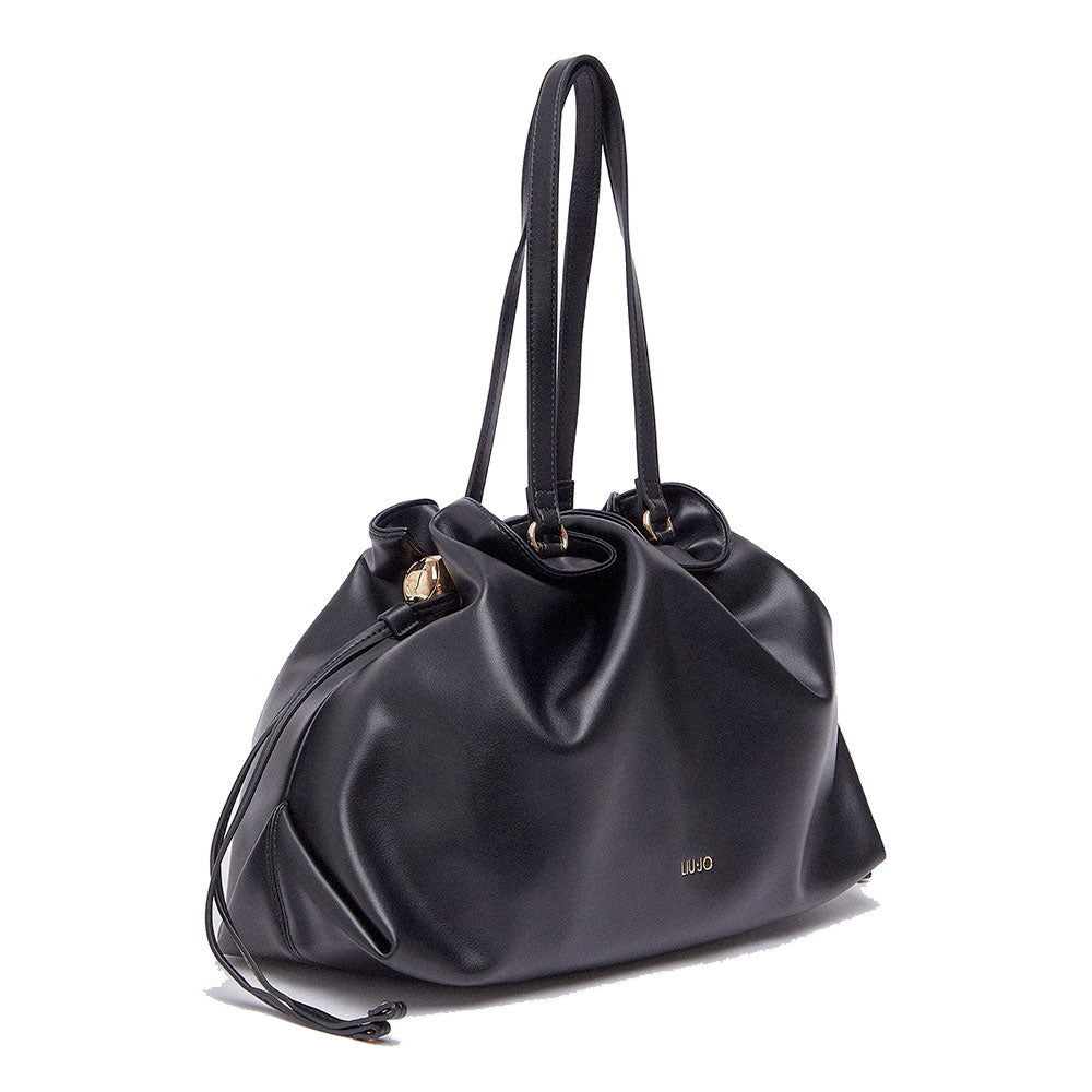 Borsa Donna a Spalla Large LIU JO Better linea Riccy Nero