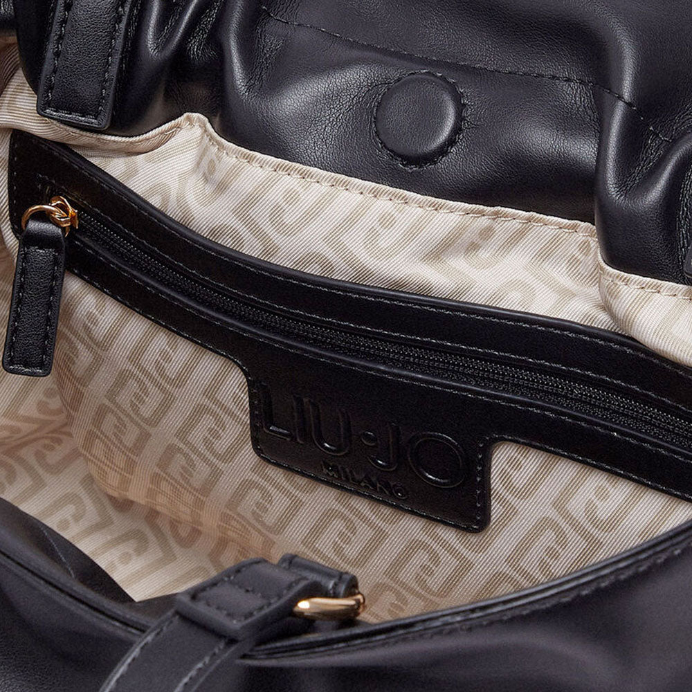 Borsa Donna a Spalla Large LIU JO Better linea Riccy Nero