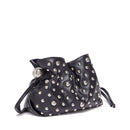 Borsa Donna a Spalla Small LIU JO linea Riccy in Ecopelle Nera con Borchie