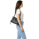 Borsa Donna a Spalla Small LIU JO linea Riccy in Ecopelle Nera con Borchie