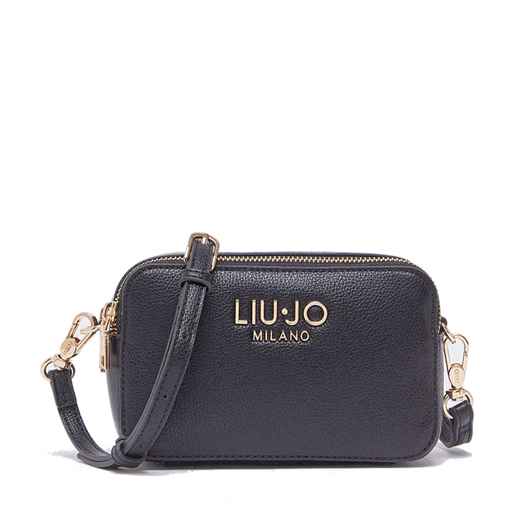 Borsa Donna a Tracolla Small LIU JO Better stampa Bottalata Nera
