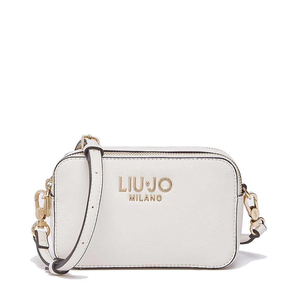 Borsa Donna a Tracolla Small LIU JO Better stampa Bottalata color Crema