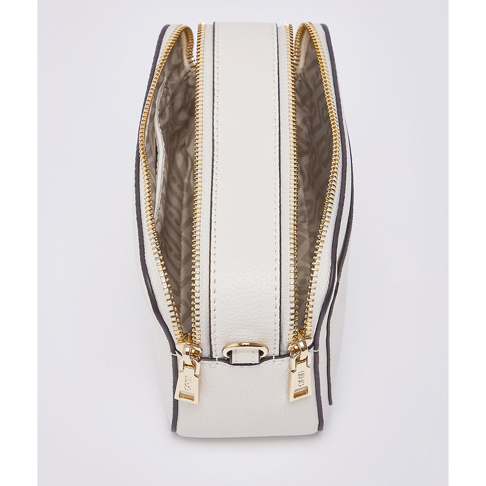 Borsa Donna a Tracolla Small LIU JO Better stampa Bottalata color Crema