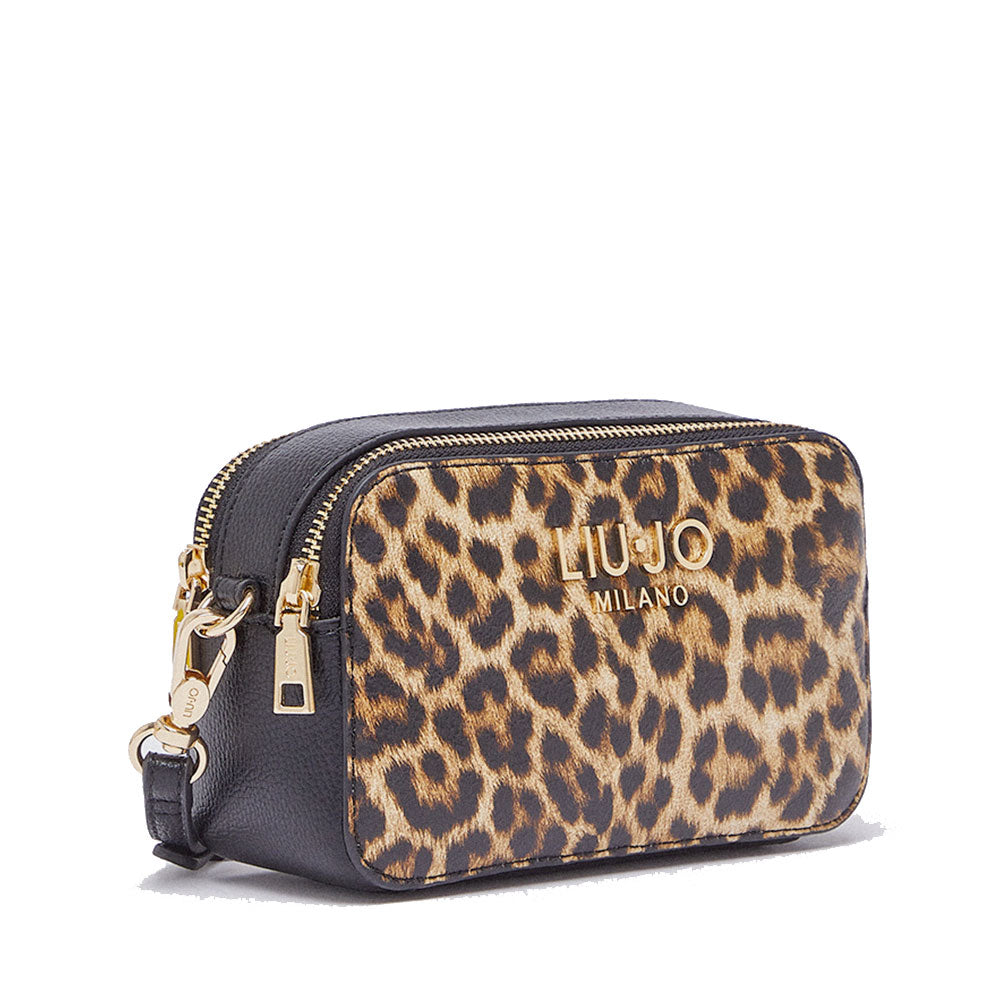 Borsa Donna a Tracolla Small LIU JO Better stampa Bottalata stampa Animalier