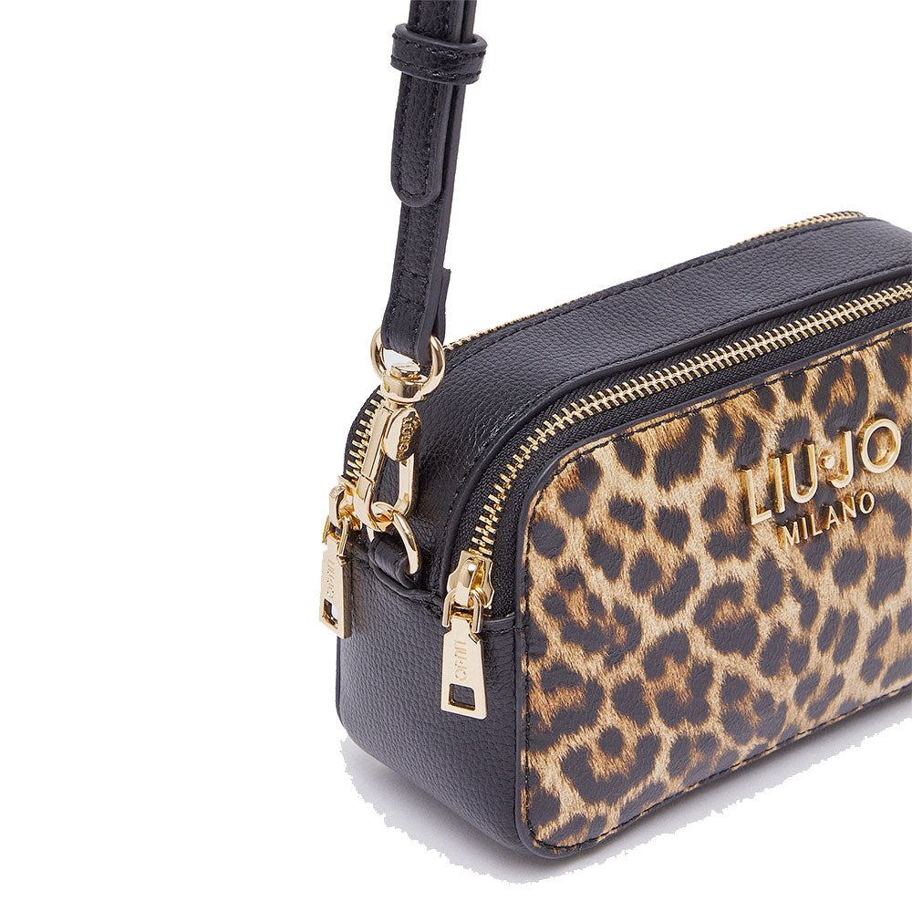 Borsa Donna a Tracolla Small LIU JO Better stampa Bottalata stampa Animalier