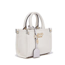 Kleine Damen-Henkeltasche LIU JO Better mit Bottalata-Prägung in Creme mit Charm