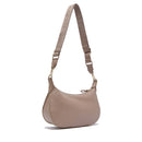 Hobo Bag Media con Tracolla LIU JO Marrone con Logo Laserato Monogram