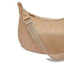 Hobo Bag Large con Tracolla LIU JO color Cammello con Logo Laserato Monogram