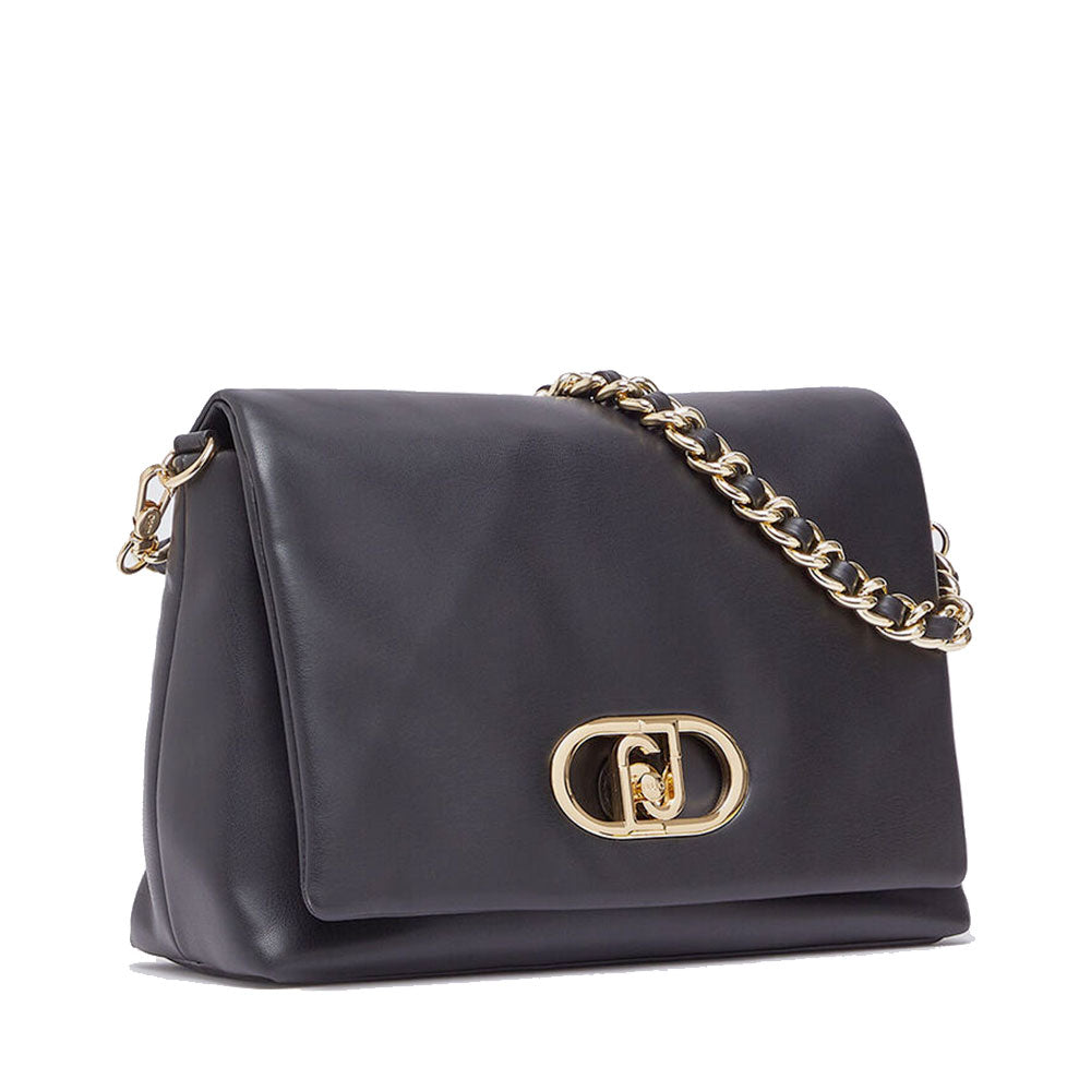 Borsa Donna a Spalla LIU JO Better linea La Puffy Grande Nera