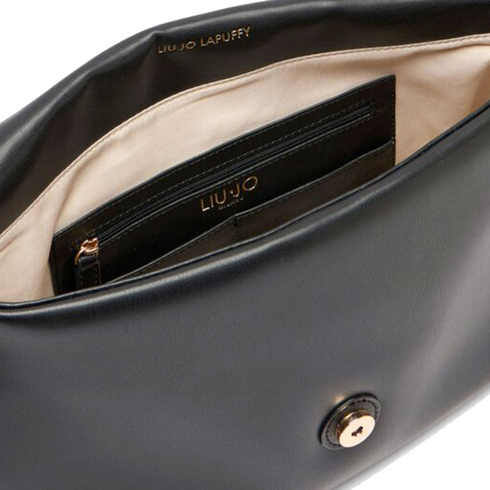 Borsa Donna a Spalla LIU JO Better linea La Puffy Grande Nera