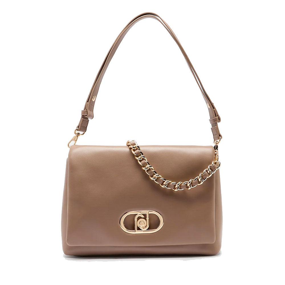 Borsa Donna a Spalla LIU JO Better linea La Puffy Grande color Mocha