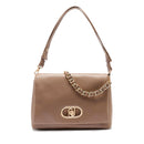 Borsa Donna a Spalla LIU JO Better linea La Puffy Grande color Mocha