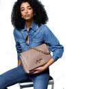 Borsa Donna a Spalla LIU JO Better linea La Puffy Grande color Mocha