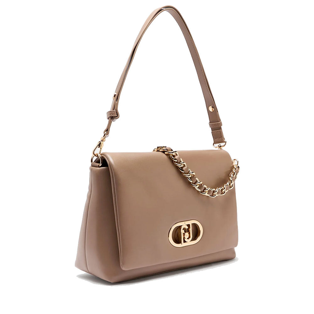 Borsa Donna a Spalla LIU JO Better linea La Puffy Grande color Mocha
