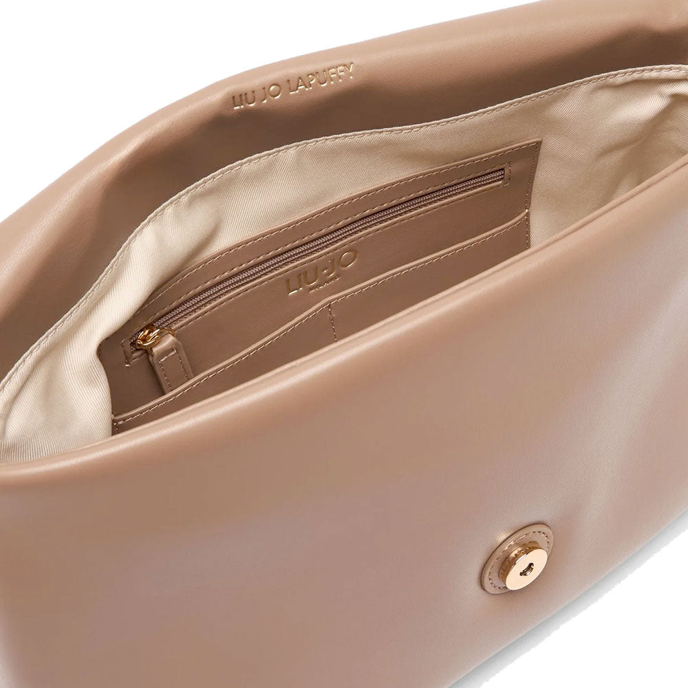 Borsa Donna a Spalla LIU JO Better linea La Puffy Grande color Mocha