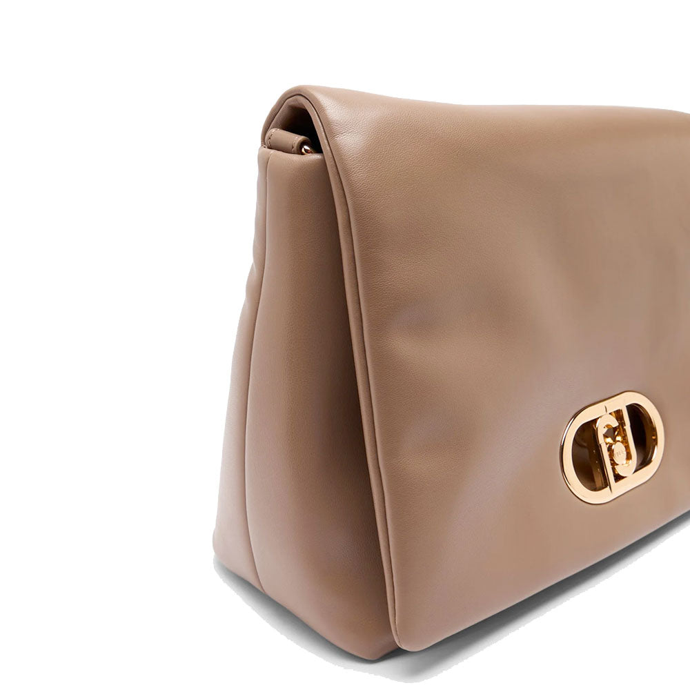 Borsa Donna a Spalla LIU JO Better linea La Puffy Grande color Mocha