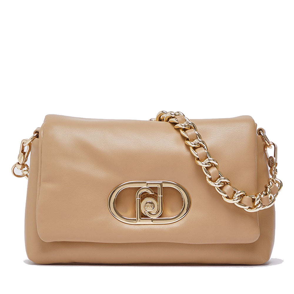 Borsa Media a Spalla Donna LIU JO Better linea La Puffy color Cammello