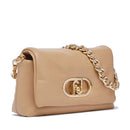 Mittelgroße Damen-Schultertasche LIU JO Better Modell La Puffy in Camel