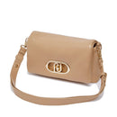 Mittelgroße Damen-Schultertasche LIU JO Better Modell La Puffy in Camel
