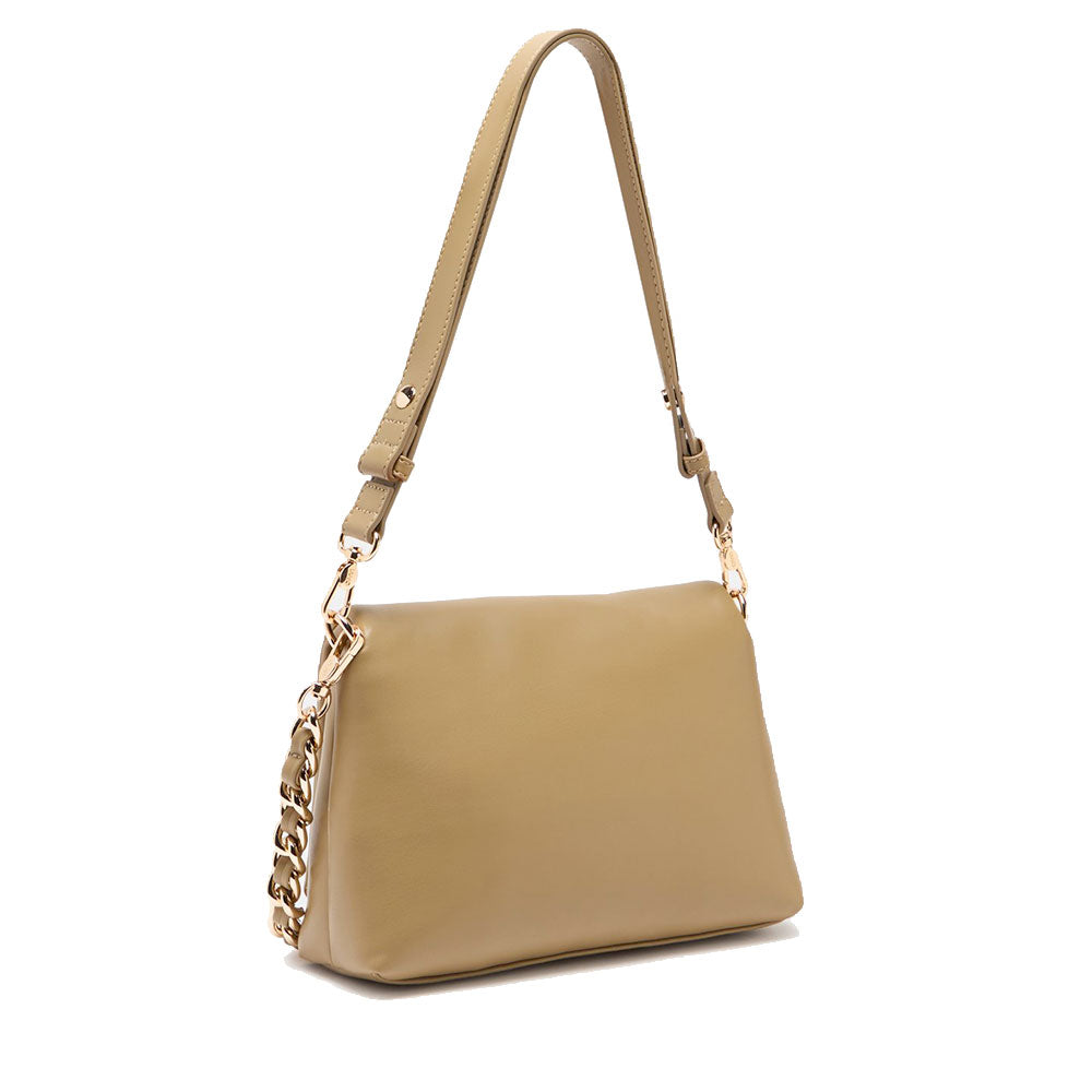 Borsa Donna Media a Spalla LIU JO Better linea La Puffy color Fango