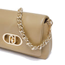 Borsa Donna Media a Spalla LIU JO Better linea La Puffy color Fango