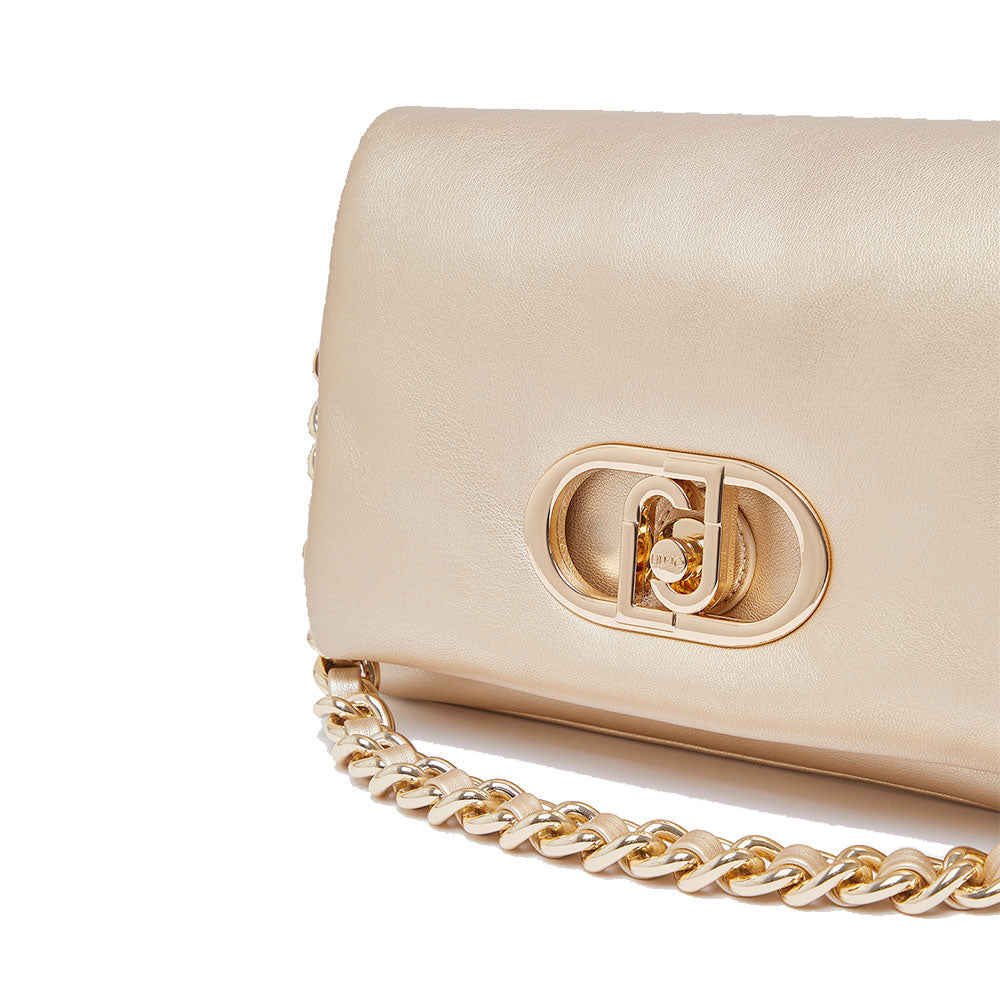 Borsa Donna Media a Spalla LIU JO Better linea La Puffy Oro Chiaro