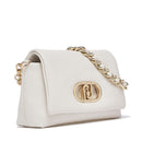 Mittelgroße Damen-Schultertasche LIU JO Better Modell La Puffy in Creme
