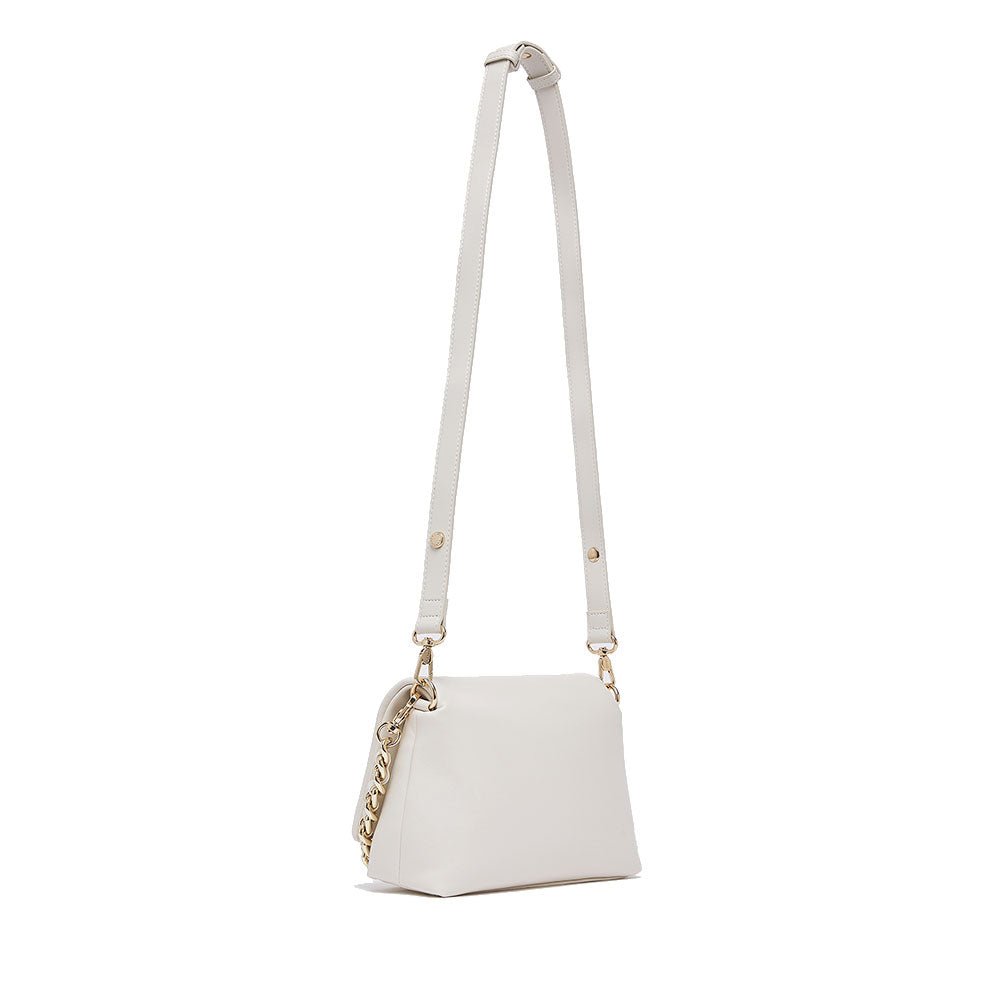 Mittelgroße Damen-Schultertasche LIU JO Better Modell La Puffy in Creme