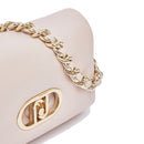Mittelgroße Damen-Schultertasche LIU JO Better Modell La Puffy in Rosy Beige