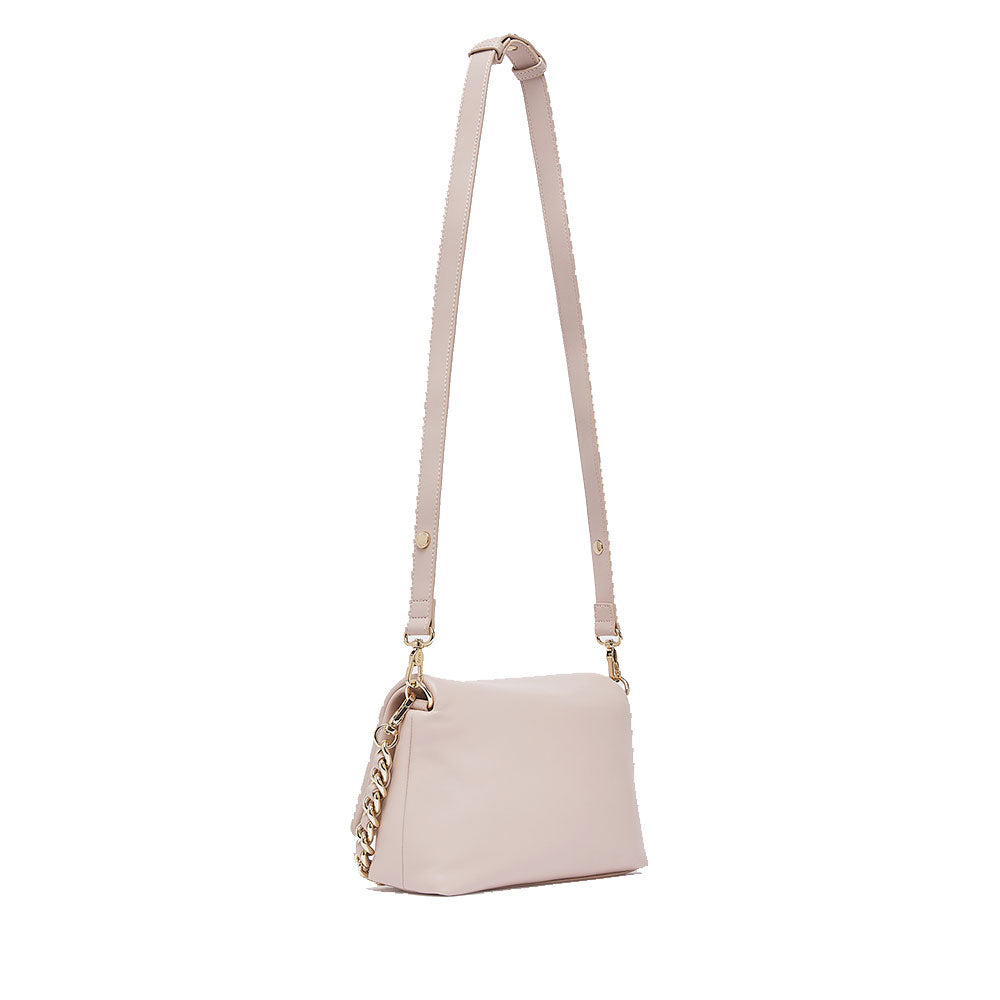 Mittelgroße Damen-Schultertasche LIU JO Better Modell La Puffy in Rosy Beige