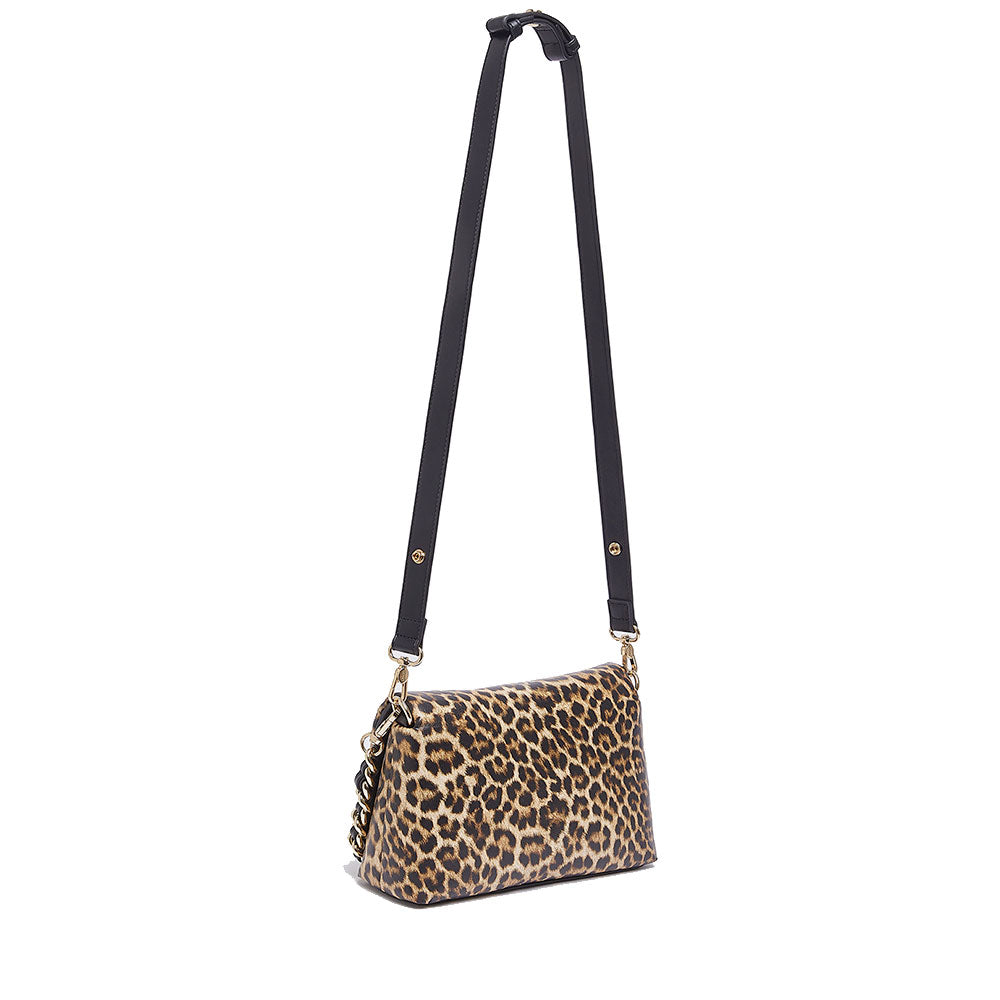 Borsa Donna Media a Spalla LIU JO Better linea La Puffy stampa Animalier