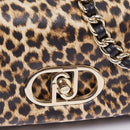 Borsa Donna Media a Spalla LIU JO Better linea La Puffy stampa Animalier