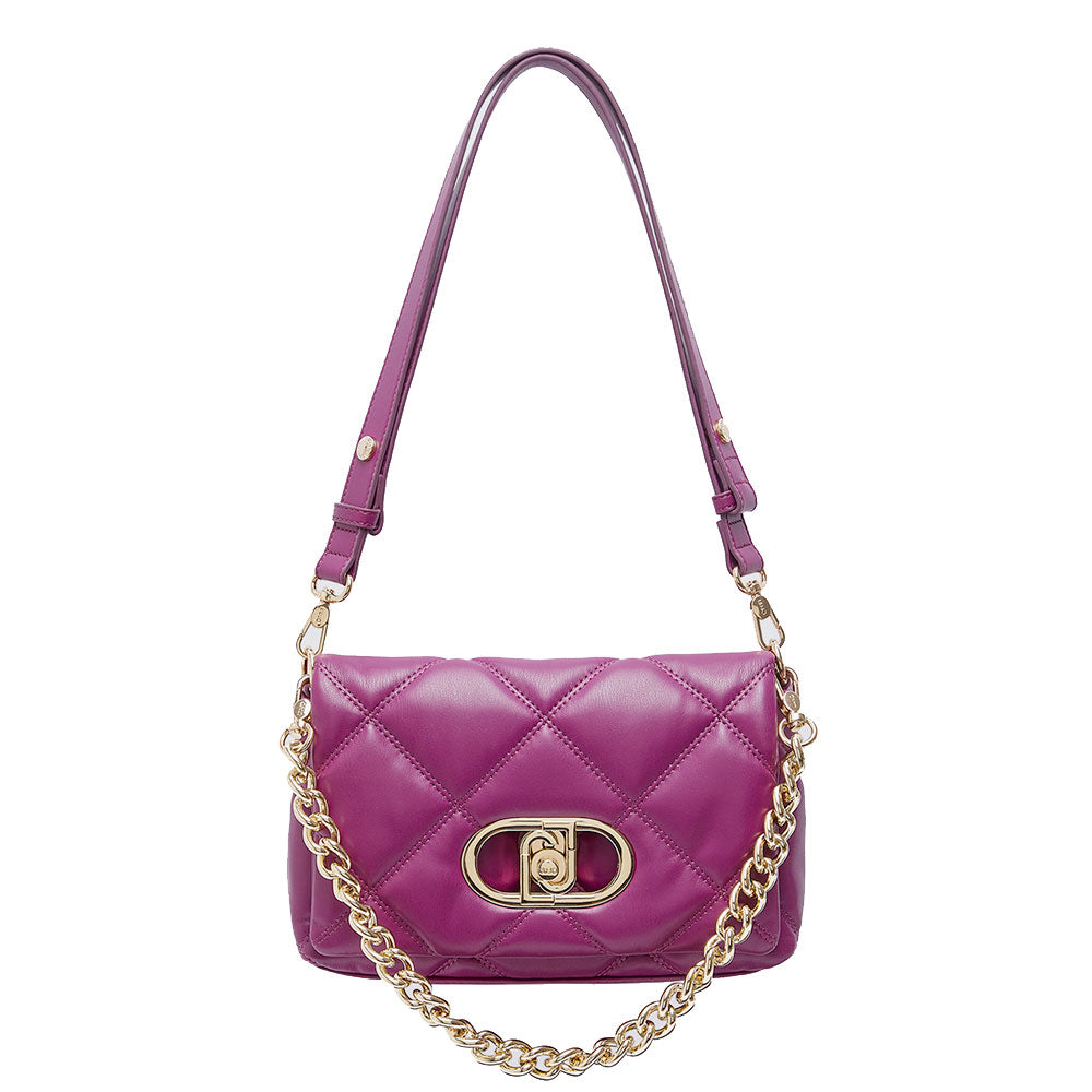 Borsa Donna Media a Spalla LIU JO Better linea La Puffy Trapuntata Viola