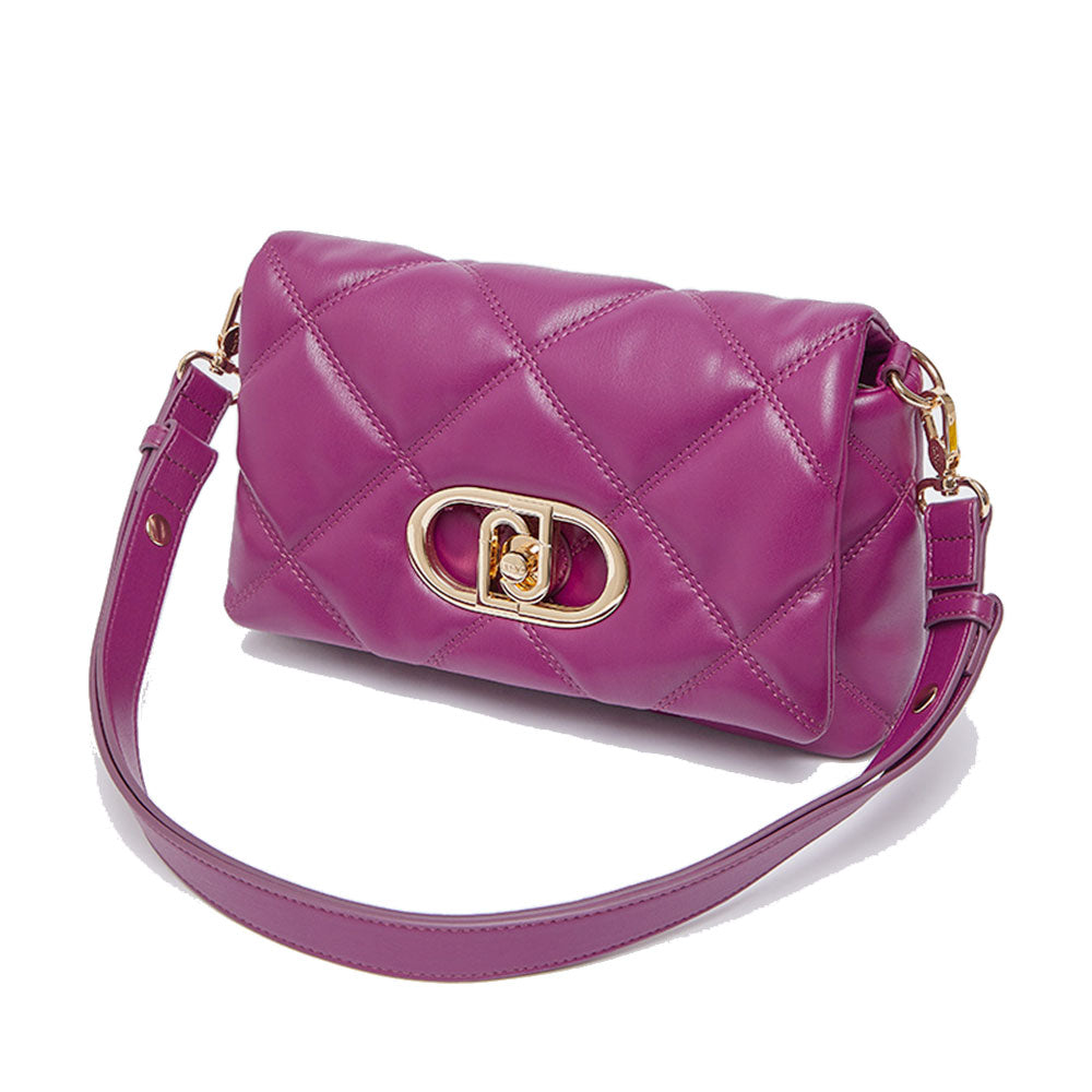 Borsa Donna Media a Spalla LIU JO Better linea La Puffy Trapuntata Viola