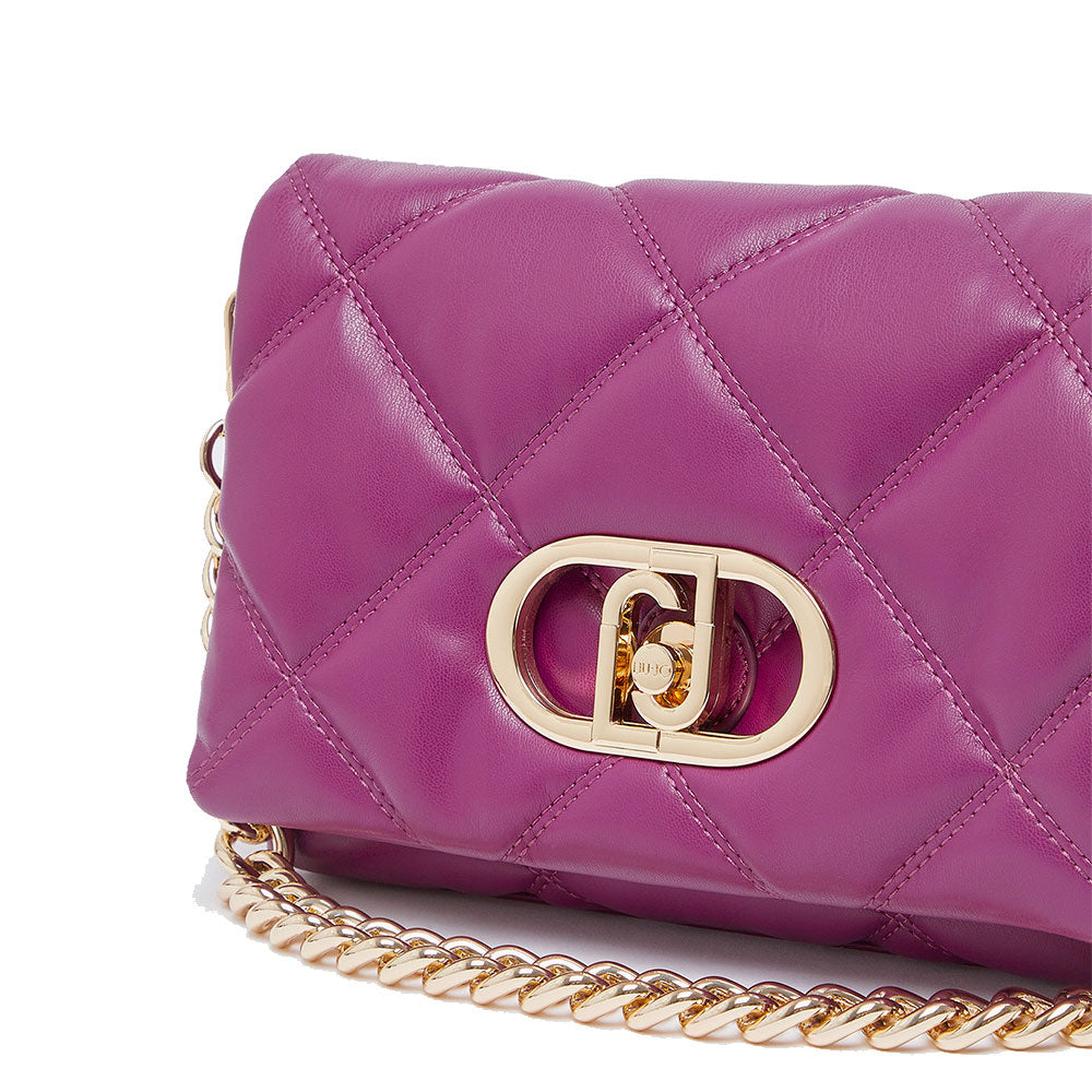 Borsa Donna Media a Spalla LIU JO Better linea La Puffy Trapuntata Viola