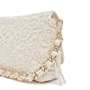 Borsa Donna Media a Spalla LIU JO Better linea La Puffy in Crochet color Crema