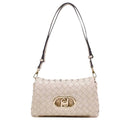 Borsa Media a Spalla Donna LIU JO Better linea La Puffy Intrecciata Beige