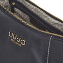 Borsa Donna Hobo Media LIU JO effetto Bottalato Nero